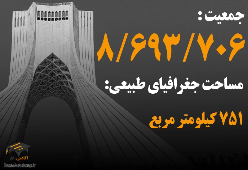 اطلاعات جمعیتی و جغرافیایی تهران
