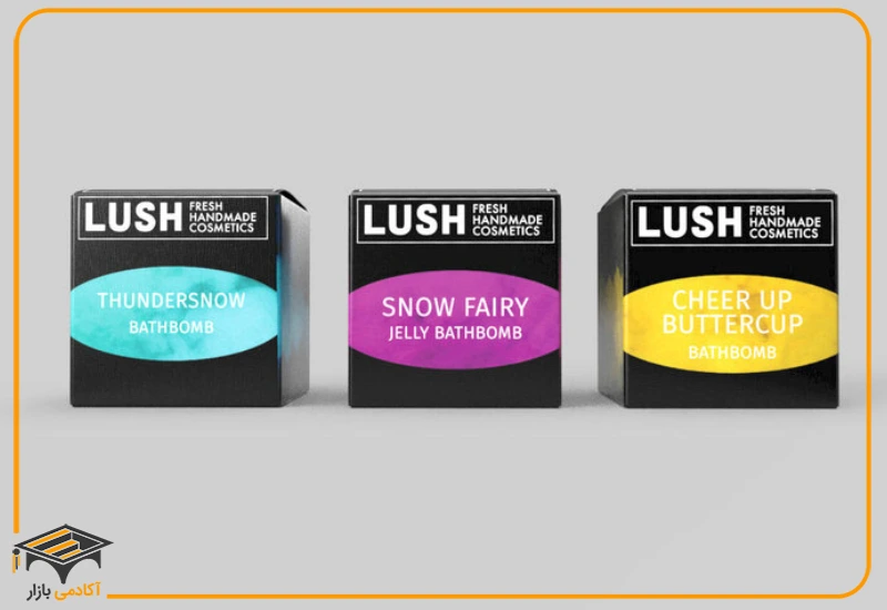 بسته بندی محصولات برند Lush